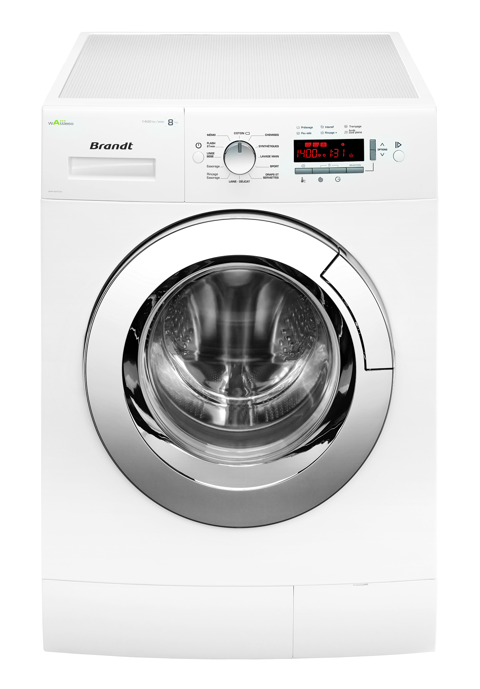 Frontloading washing machine BWF5814A Brandt Electroménager